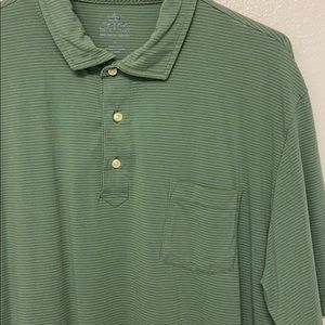 Peter Millar - Green Striped Polo